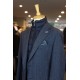 Bertoni Navy Westergaard Slim Fit Blazer