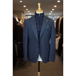 Bertoni Navy Westergaard Slim Fit Blazer