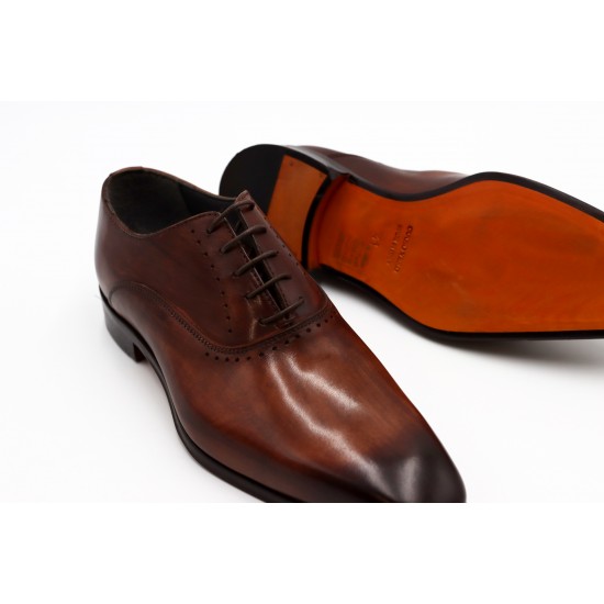 Bruno Cascinelli Brown Leather Shoes