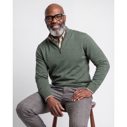 Campbell Duck Green Half Zip Pullover