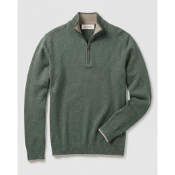 Campbell Duck Green Half Zip Pullover