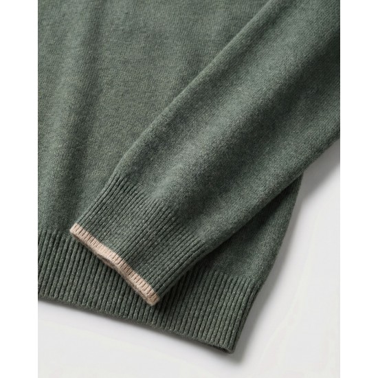 Campbell Duck Green Half Zip Pullover Campbell Duck Green Half Zip Pullover