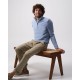 Campbell Light Blue Half Zip Pullover