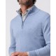 Campbell Light Blue Half Zip Pullover