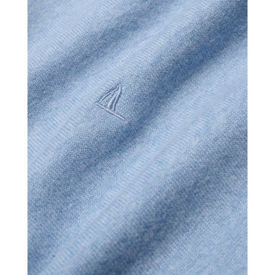 Campbell Light Blue Half Zip Pullover