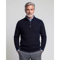 Campbell Hudson Night Sky Half Zip Pullover