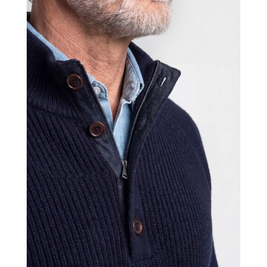 Campbell Hudson Night Sky Half Zip Pullover Campbell Hudson Night Sky Half Zip Pullover