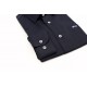 Dario Beltran Regular Fit Navy Alforo Shirt in premium navy fabric