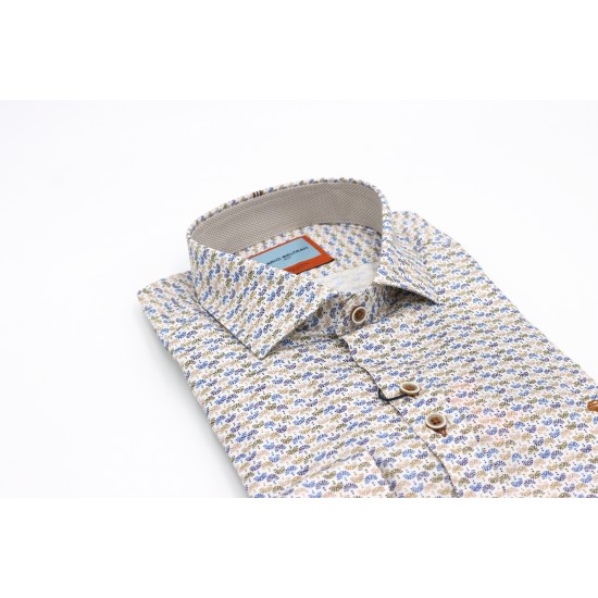 Dario Beltran Slim Fit Multicolour Baelo Shirt