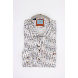 Dario Beltran Slim Fit Multicolour Baelo Shirt