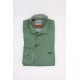 Dario Beltran Slim Fit Bohio Shirt in Green