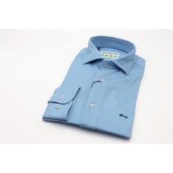 Dario Beltran Regular Fit Badilla Blue Shirt Dario Beltran Regular Fit Badilla Blue Shirt