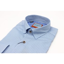 Dario Beltran Slim Fit Blue Baelo Shirt Dario Beltran Slim Fit Blue Baelo Shirt