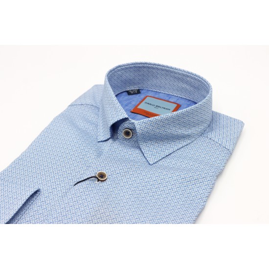 Dario Beltran Slim Fit Blue Baelo Shirt