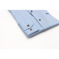 Dario Beltran Slim Fit Blue Baelo Shirt