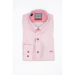 Dario Beltran Slim Fit Pink Baelo Shirt