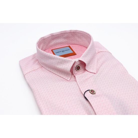 Dario Beltran Slim Fit Pink Baelo Shirt