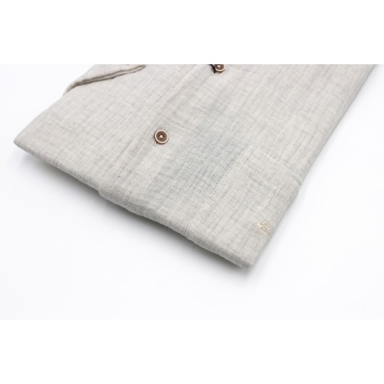 Dario Beltran Regular Fit Stone Reir Shirt