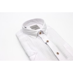 Dario Beltran Regular Fit White Reir Shirt