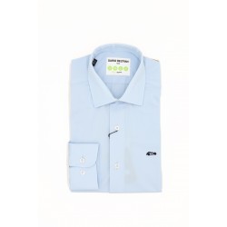 Dario Beltran Slim Fit Blue Amule Shirt