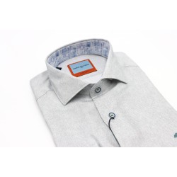 Dario Beltran Slim Fit Blue Apego Shirt
