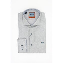 Dario Beltran Slim Fit Blue Apego Shirt