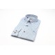 Dario Beltran Slim Fit Blue Pintar Shirt