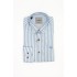 Dario Beltran Slim Fit Blue Pintar Shirt