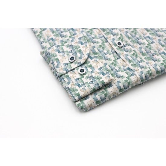 Dario Beltran Slim Fit Cuerda Shirt