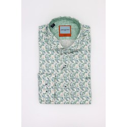 Dario Beltran Slim Fit Cuerda Shirt