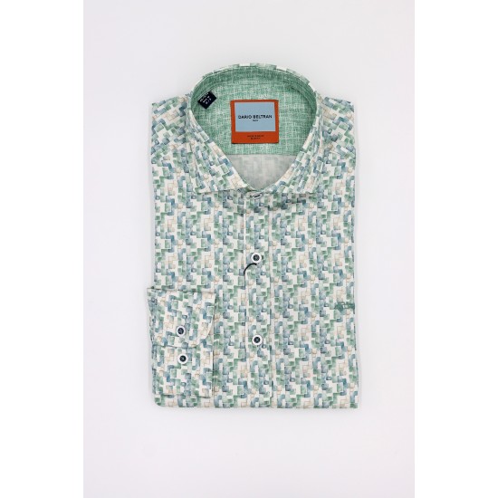 Dario Beltran Slim Fit Cuerda Shirt