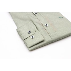 Dario Beltran Slim Fit Green Anima Shirt