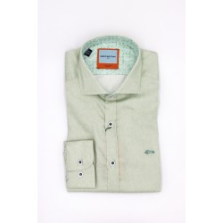 Dario Beltran Slim Fit Green Anima Shirt
