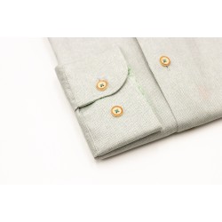 Dario Beltran Slim Fit Green Apego Shirt