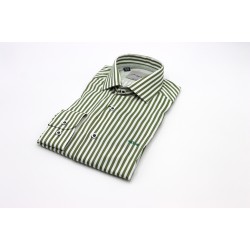 Dario Beltran Slim Fit Green Libel Shirt