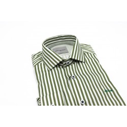Dario Beltran Slim Fit Green Libel Shirt Dario Beltran Slim Fit Green Libel Shirt