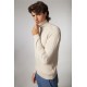 Markup Cashmere and Silk Beige Roll neck