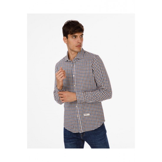 Markup check flannel shirt