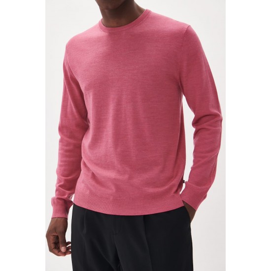 Matinique aurora pink melange merino pullover