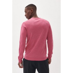 Matinique aurora pink melange merino pullover