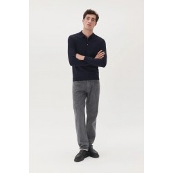 Matinique dark navy melange merino pullover Matinique dark navy melange merino pullover
