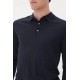 Matinique dark navy melange merino pullover