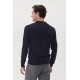 Matinique dark navy melange merino pullover