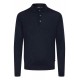Matinique dark navy melange merino pullover