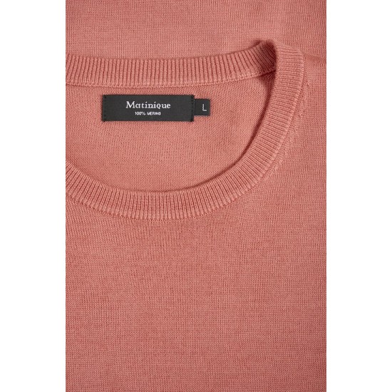 Matinique faded rose margrate merino pullover