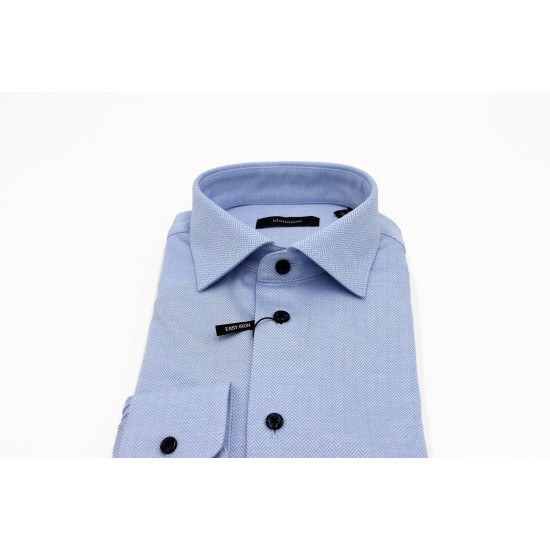 Matinique MAmarc Shirt in chambray blue – long sleeve regular fit cotton men’s shirt