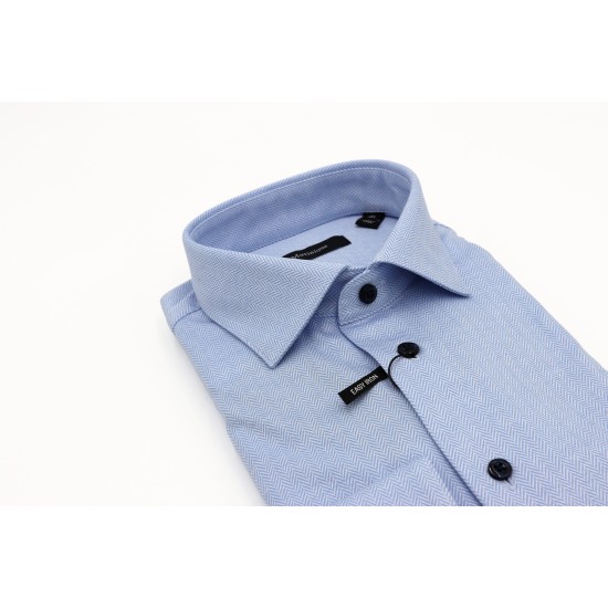 Matinique MAmarc Shirt in chambray blue – long sleeve regular fit cotton men’s shirt