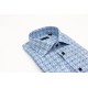 Matinique MAmarc Shirt in chambray blue – long sleeve regular fit floral cotton men’s shirt