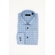 Matinique MAmarc Shirt in chambray blue – long sleeve regular fit floral cotton men’s shirt