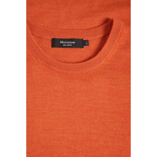 Matinique Coral Gold Merino Wool Pullover